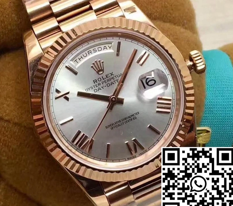 Gold 1026 Sundust Rose 40 Dial Comfortable 228235 EW 40MM Rolex Day-Date Factory 0723